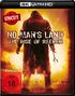 "Uncut", "No Man's Land: The Rise of Reeker". FSK ab 18. Düsterer Hintergrund, Person in einem Mantel, bedrohliche Stimmung., Ultra HD Blu-ray