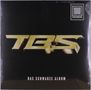 "TBS" in goldenen 3D-Buchstaben, darunter "Das Schwarze Album" in weißer Schrift auf schwarzem Hintergrund., LP