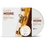 "GARY MOORE LIVE AT BUSH HALL 2007." Nahaufnahme einer Gitarre und eine CD mit wiederholtem Text, BMG-Logo.