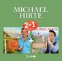 "2 in 1 Sparset", "Unsere Schöne Heimat", "Ave Maria", "Lieder für die Seele", "TELEMO". Zwei Alben von Michael Hirte.