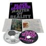 "Black Sabbath Master of Reality" in großer Schrift. Zwei CDs und ein Textheft mit Albumdetails sichtbar.