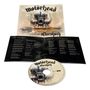 „Motörhead“, „aftershock“, Songtexte „LOST WOMAN BLUES“ und „END OF TIME“. Cover zeigt einen Schädel mit Hörnern.