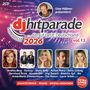 "Uwe Hübner präsentiert: dj hitparade 2026, vol.15 ... darauf tanzt Deutschland! EXTRA LANGE SPIELZEIT! Fotos von Künstlern.", 2 CDs