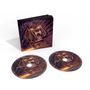 Album "Motörhead" mit Artbook und zwei CDs. Illustration eines Zuges mit dämonischem Gesicht auf Cover und CDs., 2 CDs