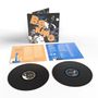 Text: "The Montreux Years B.B. King". Plattencover und zwei Schallplatten sichtbar. Schwarz-weiße Bilder eines Gitarristen., 2 LPs