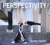 Text: "PERSPECTIVITY", "ELMO NERO". Drei Personen: eine Frau steht, zwei Männer in ungewöhnlichen Posen an Betonstufen., CD