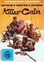 "Killer Cain" Illustration: Cowboy-Szene, Mann und Frau mit Pistolen, Männer kämpfen. FSK 16., DVD