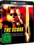 "4K Ultra HD + Blu-ray", "THE SCORE", "FSK ab 12 freigegeben", "Robert De Niro", "Edward Norton". Zwei Männer schauen ernst., 1 Ultra HD Blu-ray und 1 Blu-ray Disc