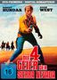 „Die 4 Geier der Sierra Nevada“, „Robert Hundar“, „Adam West“. Ein Cowboy mit gezogener Waffe im Westernstil., DVD