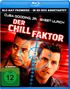 Zwei Männer, einer mit einem Gewehrvisier über ihrem Gesicht. Roter Hintergrund, "Der Chill Faktor" in fetten Buchstaben., Blu-ray Disc
