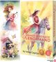 "Summer Serenade Lenormand by Irene Captijn", Bild: Frau auf Pferd, Hund in Blumen, Mädchen mit Blumenkranz., Buch