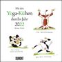 Klaus Puth: Yoga-Kühe 2022 - Wandkalender - Quadratformat 24 x 24 cm, KAL