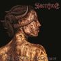 Text: "Sacrifice" oben, "The Ones I Condemn" unten. 

Illustration: Person mit komplexen Mustern auf Haut und Frisur, seitlich., LP