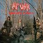 "At War", "Ordered to Kill" in roter Schrift. Drei Männer in Tarnkleidung im Wald mit Waffen, vor einem Bach stehend., LP