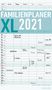 Alpha Edition: Familienplaner XL 2021 mit 6 Spalten - Offset-Papier - Familienkalender - Familientimer, Div.