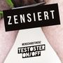 Menschabstinenz: Testoster On/Off (Limited Numbered Edition) (White/Red Marbled Vinyl), LP