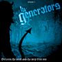 Text: "Volume 7: The Generators. Between the devil and the deep blue sea." Silhouette eines gehörnten Wesens mit Dreizack., LP