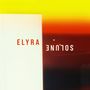 Text "ELYRA" in Rot, "SOLUNE" auf dem Kopf in Weiß. Farben verlaufen von Gelb zu Rot., CD
