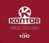 Kontor Top Of The Clubs 100 (Limited Edition inkl. Kontor Schlüsselanhänger), 4 CDs und 1 Merchandise