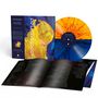 "Dreadnought, Wars of Spirit /// Wards of Light" steht auf einem blauen und orangefarbenen Vinyl-Cover neben dem Album., LP