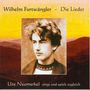Wilhelm Furtwängler: Wilhelm Furtwängler - Die Lieder, CD