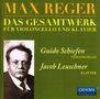 Max Reger: Sämtliche Werke für Cello & Klavier, 2 CDs