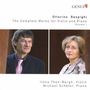 Ottorino Respighi: Sämtliche Werke für Violine & Klavier Vol.1, CD