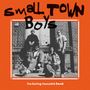 "Smell Town Boys" und "The Rolling Chocolate Band" in markanter Schrift auf orange. Schwarz-weißes Foto von vier Personen vor Ziegelwand., CD