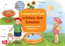 Monika Lehner: Emma und Paul erleben den Sommer. Spielfiguren für die Erzählschiene., 1 Buch und 1 Diverse