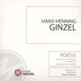 Hans-Henning Ginzel: Poiesis - 10 Miniaturen für Klavier, CD