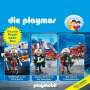 : Die Playmos - Die große Feuerwehr-Box, CD,CD,CD