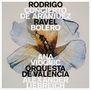 RODRIGO, CONCIERTO DE ARANJUEZ, RAVEL, BOLERO, ANA VIDOVIC, ORQUESTA DE VALENCIA, ALEXANDER LIEBREICH. Blume im Hintergrund., LP