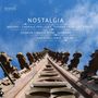 "Nostalgia, Brahms-Chorale Preludes, Dvorak-Biblical Songs." Soprano: Gudrun Sidonie Otto. Orgel: Andreas Liebig. Blick auf Architekturspitze vor blauem Himmel.