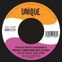 "FRANK POPP ENSEMBLE 'RIGHT BEFORE MY EYES' (feat. PAUL WELLER)." Rundes Design, oben Logo "UNIQUE"., Single 7"