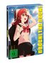 "Bocchi The Rock! Volume 2" in gelbem Text. Ein Mädchen mit roten Haaren und Schuluniform lächelt und hält einen Rucksack., Blu-ray Disc