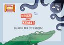 „Kroko oder Krake? Du musst dich entscheiden!“ Illustration mit grüner Krokodil und blauer Krake., Buch