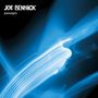 Text: "JOE BENNICK", "passages". Eine abstrakte, blaue Lichterzeichnung., CD
