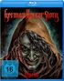 Text: "German Horror Story", "Uncut", "FSK ab 16 freigegeben". Eine gruselige Figur mit Kapuze, unheimlich lächelnd., Blu-ray Disc