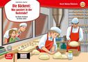 „Die Bäckerei: Was passiert in der Backstube? Das Bäcker-Handwerk für Kinder erklärt.“ Illustration: Bäcker backen., Buch