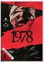 Große schwarze Zahl „1978“, eingebetteter roter Hintergrund mit teils verdecktem Gesicht unter Verband im Horror-Stil., DVD