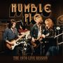 „HUMBLE PIE“ und „THE 1970 LIVE SESSION“. Bandmitglieder spielen Instrumente auf einer Bühne., LP