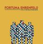 FORTUNA EHRENFELD, LIVE AT THE HOLLYWOOD BOWL. Drei Figuren im Schachbrettmuster auf gelbem Hintergrund., CD