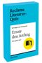 Manfred Orlick: Errate den Anfang. Wie geht's los? 50 Fragen und Antworten für Büchermenschen, Buch