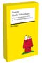 "Snoopy für alle Lebenslagen. 52 Karten mit Antworten auf die großen und kleinen Fragen des Alltags. Reclam." Illustration: Snoopy auf roter Hundehütte., Buch