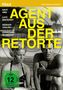 Text: "Knut Hinz, Lutz Mackensy, Rüdiger Vogler, Christiane Schröder, Agent aus der Retorte, FSK 12 freigegeben". Schwarzweißfoto zeigt ein Paar in Badebekleidung., DVD