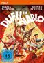 Titel: "Duell in Diablo". Schauspieler: James Garner, Sidney Poitier. Illustration: Cowboys in Gefechtspose mit Gewehren., DVD