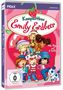 "Emily Erdbeer Komplettbox", "Alle Folgen auf 4 DVDs". Kindliche Figuren und ein Hund, umgeben von einer großen Erdbeere., 4 DVDs