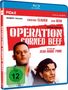 Text oben: "GAUMONT PRÄSENTIERT", "CHRISTIAN CLAVIER", "JEAN RENO". 
Zentral: "OPERATION CORNED BEEF". 
Es handelt sich um ein Blu-ray-Cover., Blu-ray Disc