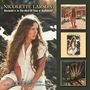 Text: "NICOLETTE LARSON Nicolette ★ In The Nick Of Time ★ Radioland." Drei Bilder von Frau mit langen Haaren, drinnen und draußen., 2 CDs