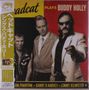 Cleopatra-Logo; Headcat spielt Buddy Holly; Jim Phantom, Danny B Harvey, Lemmy Kilmister; drei Männer in Retro-Kleidung., LP